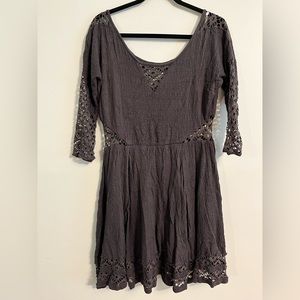 Free People Grey Dress